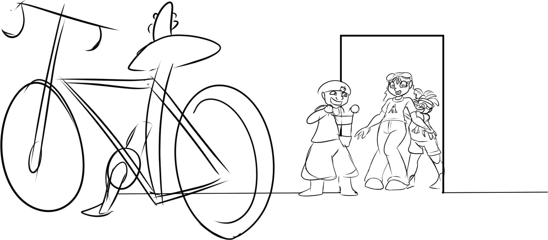 old dodle... well... a bet is a bet... now you need try to new bicycle