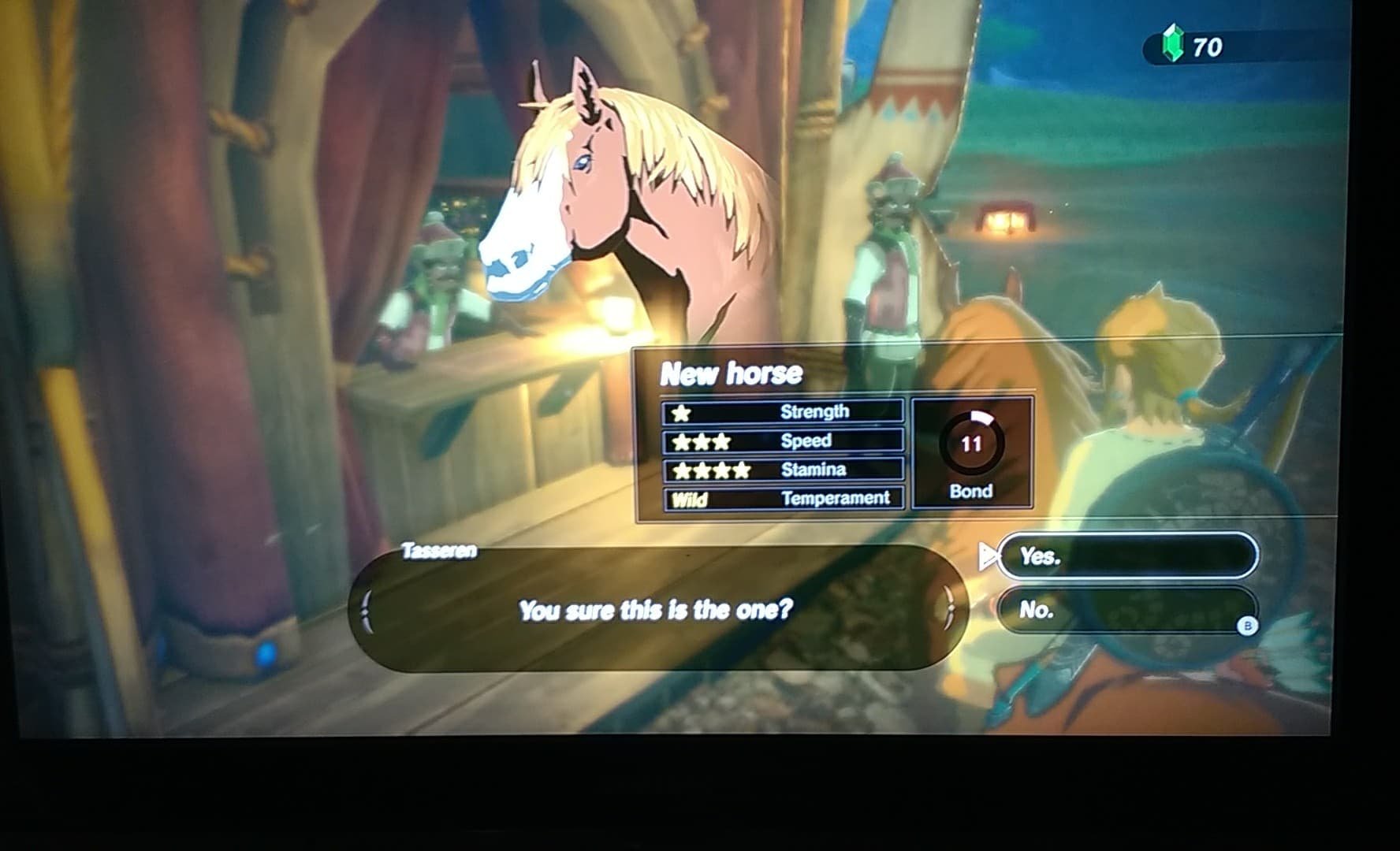 my first hourse on bread of the wild... his name is cumbion and is a good °w° my first hourse on bread of the wild... his name is cumbion and is a good °w°