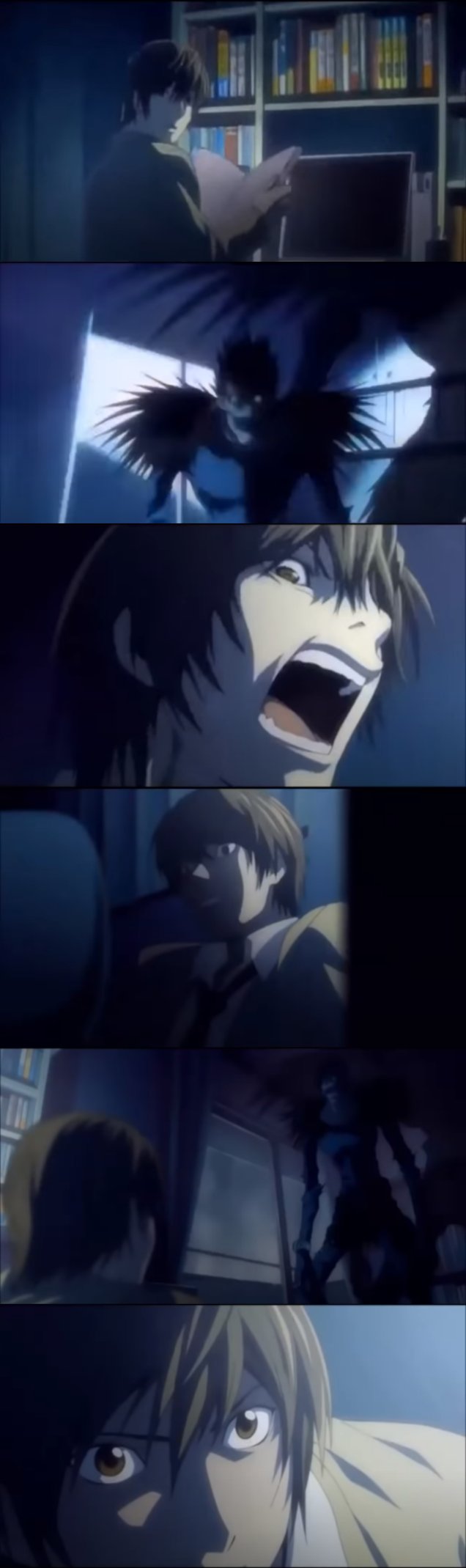 let be honest if light of anime meet the shinigame on the same way the movie do, ooh boy, this goy goin to need a new pants