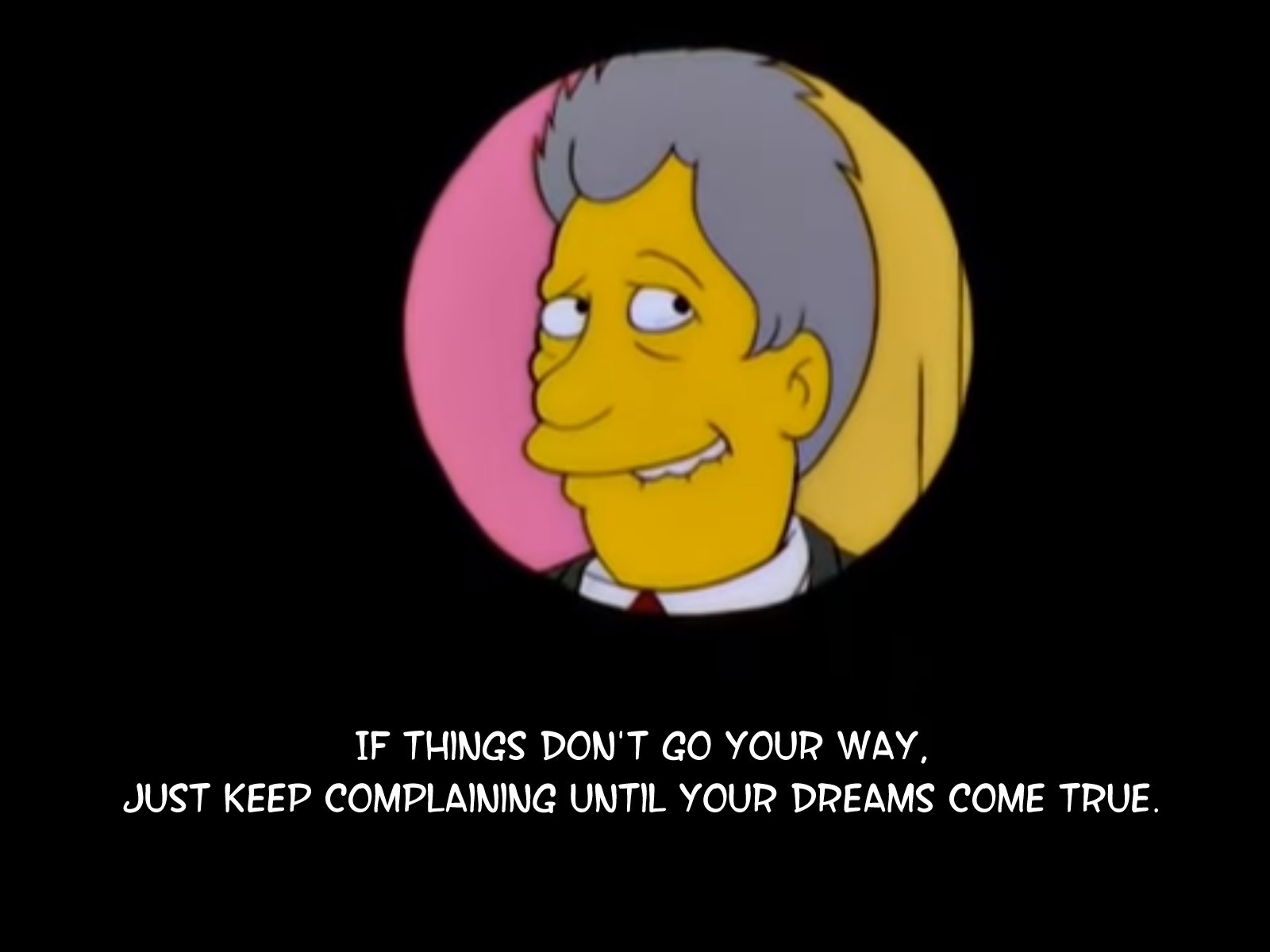 the simpsons predicted it... and is sad