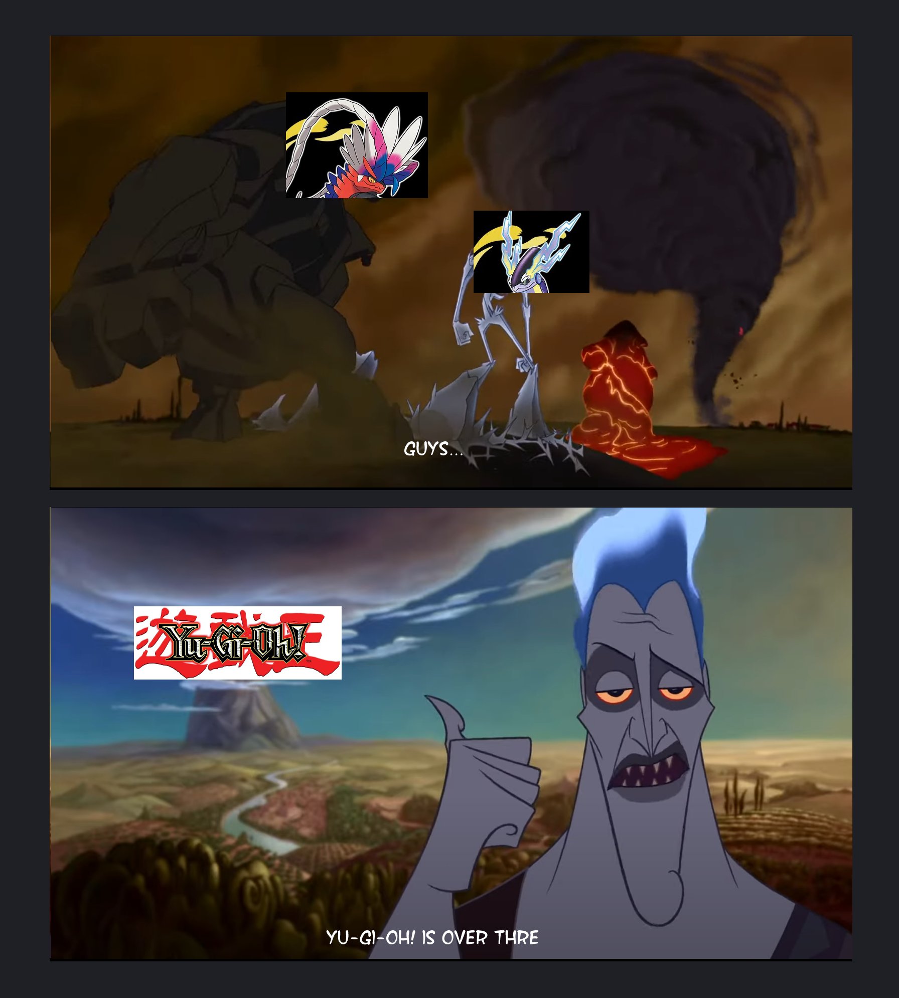 my reaction after seeing the new legendarys pokemon