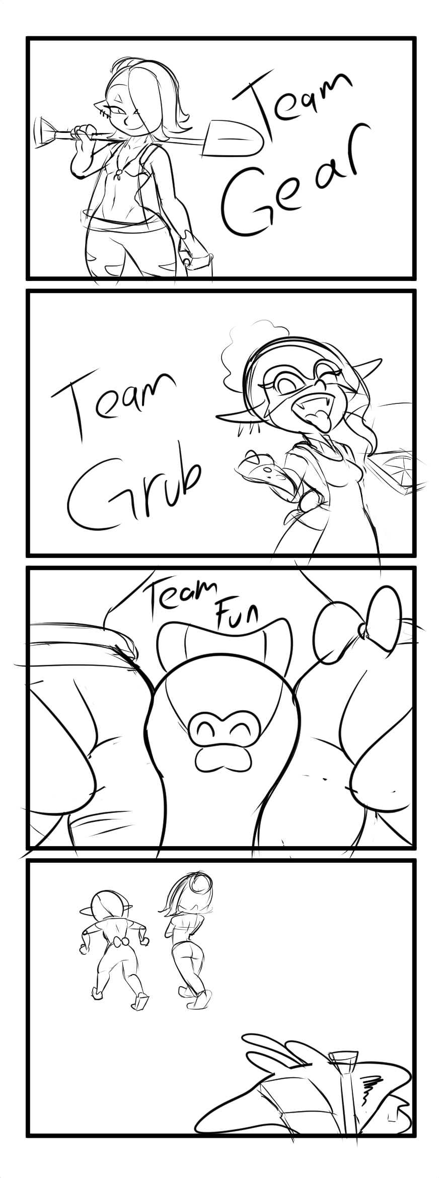 another quick sketch, what team were you