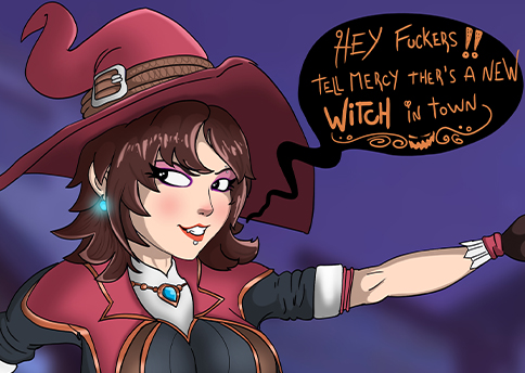 New Comic page of my Overwatch Halloween now available on: