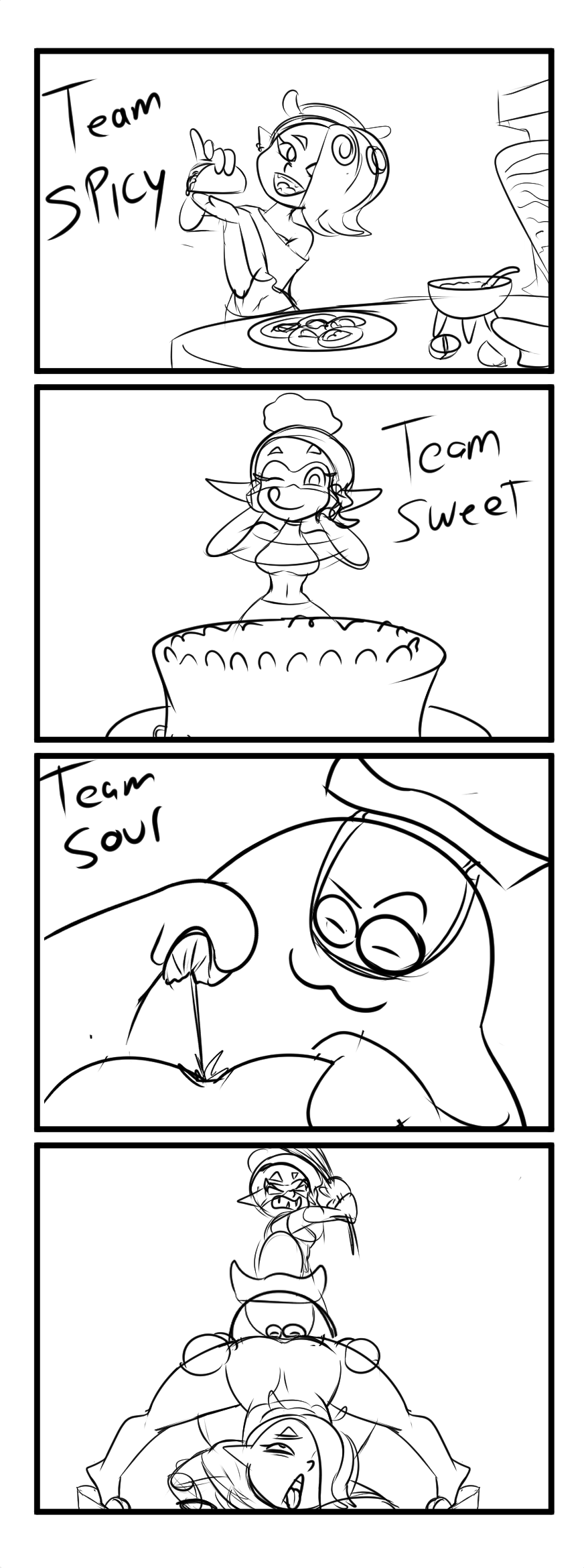 a new splatfest, a new dirty joke... wich team are you?