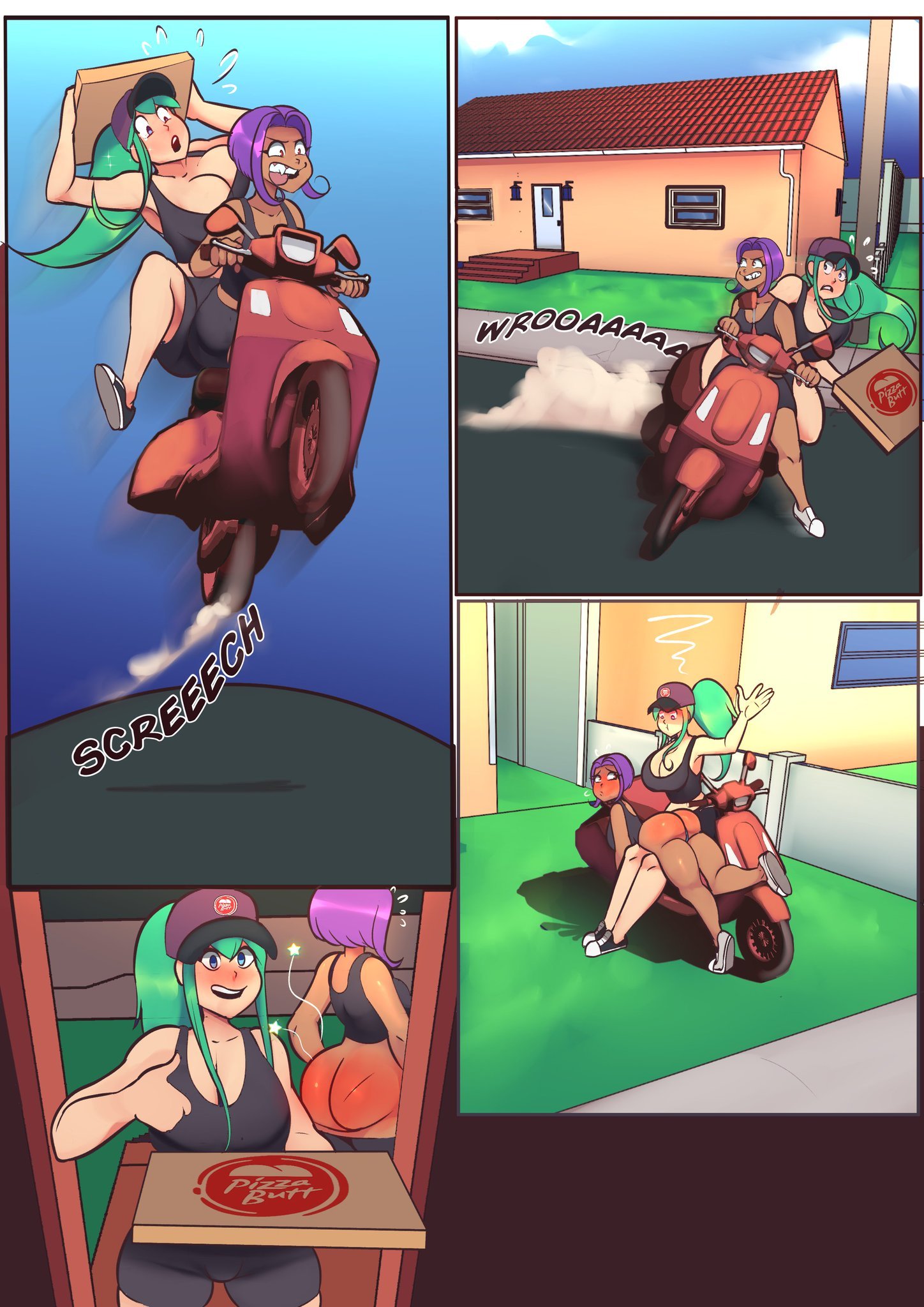 spanking commission, characters belong to