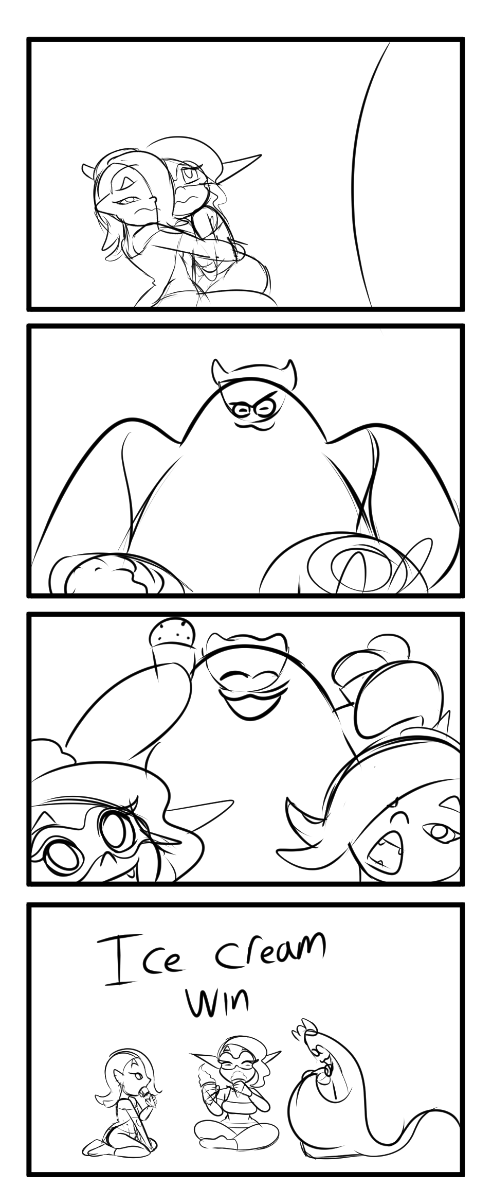next splat fest is coming and... sorry, cant lewd this one, so yea no mather the flavor ice cream always win
