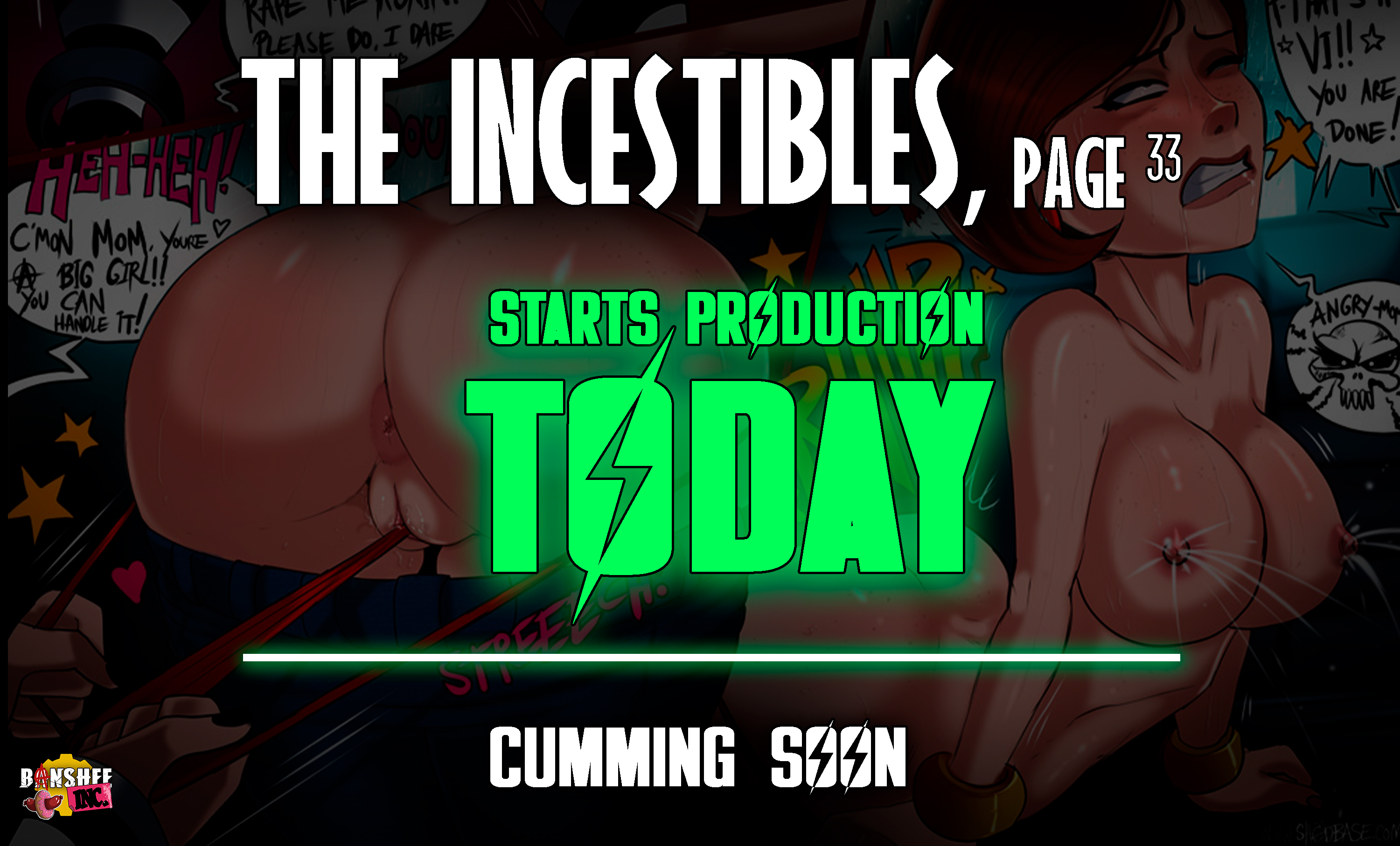 Hey people! The official continuation for The Incestibles comic that Shadman created is already being drawn!