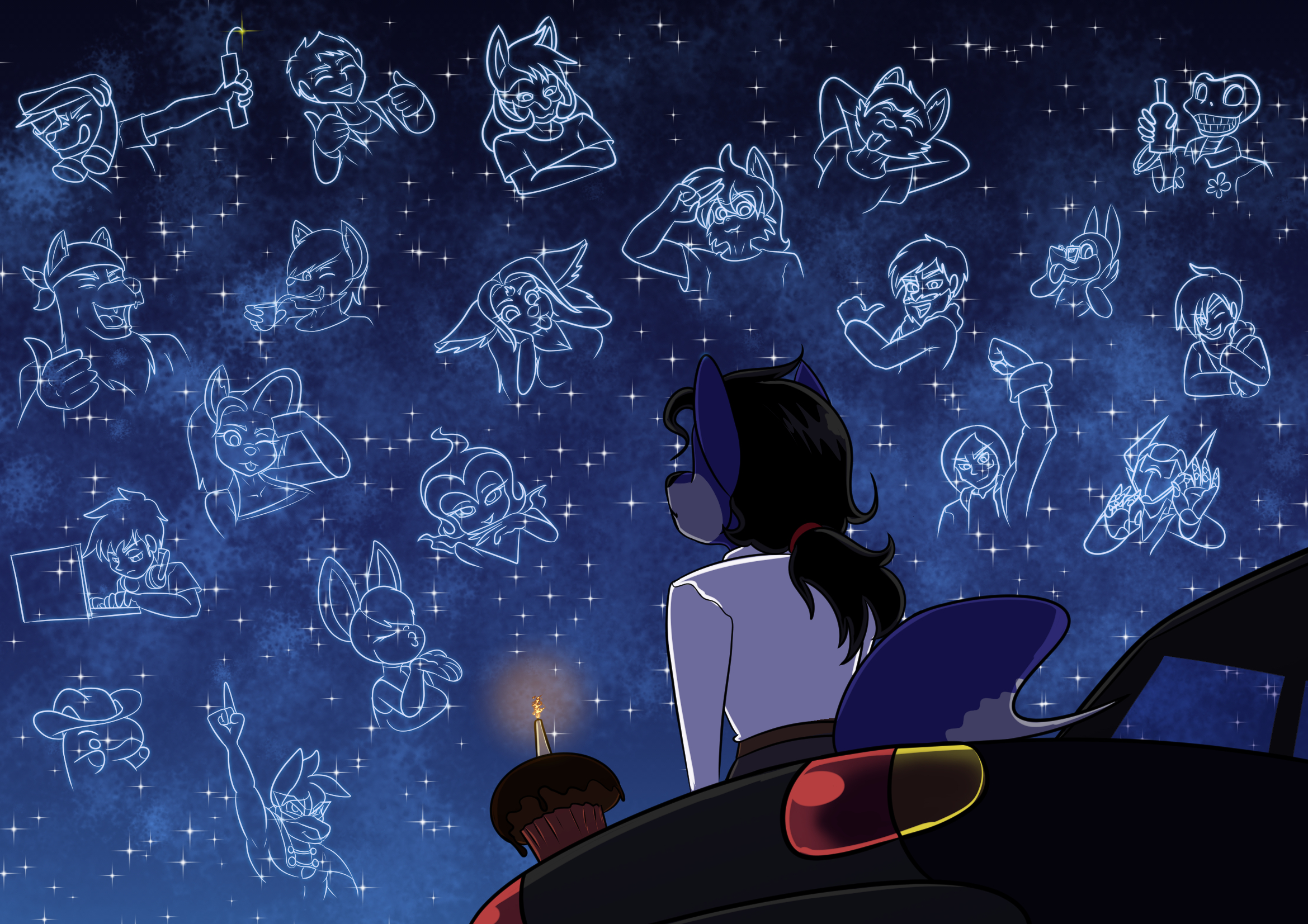 another year is pass, and thank to all my stars for all this time they spend with me, love you all