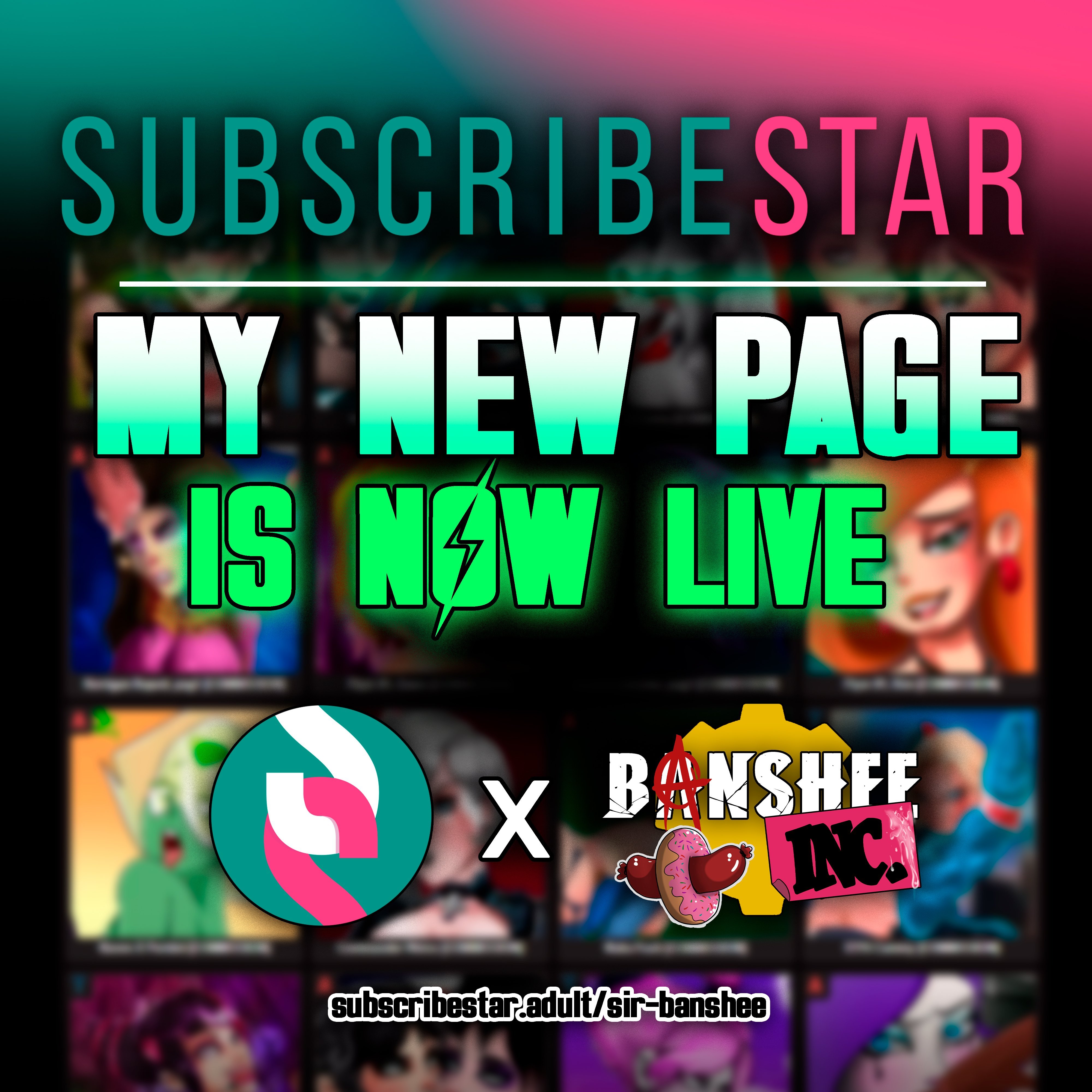 We are currently posting new content on SubscribeStar!