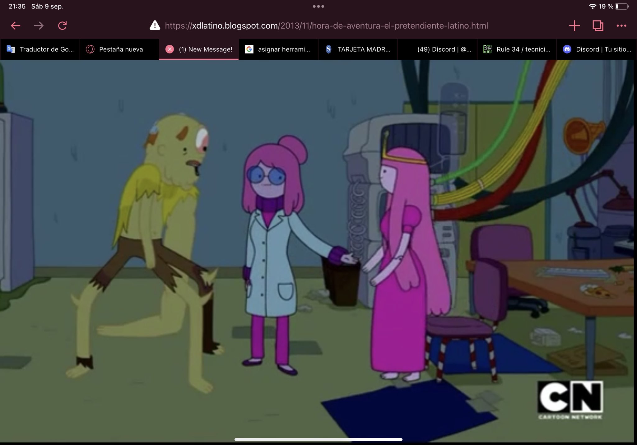 Never forget the time when Princess Bubblegum created a sex doll with her face for her simp.