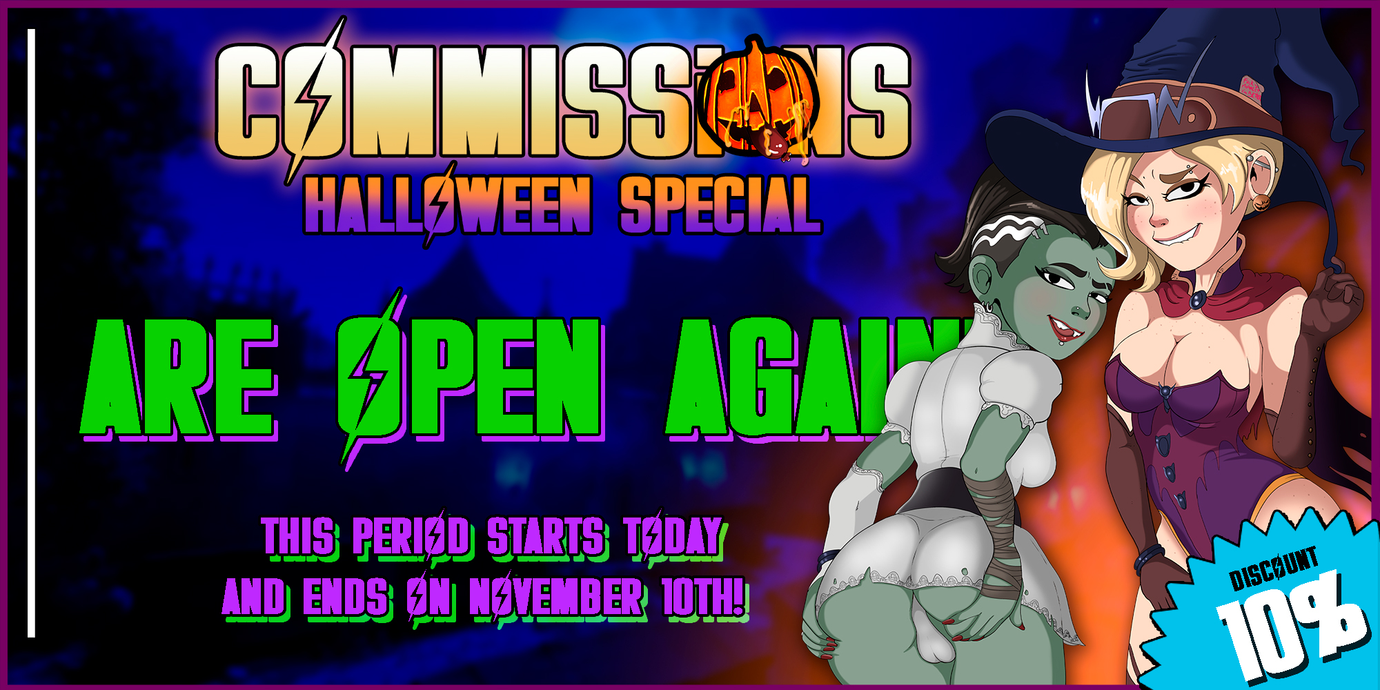 COMMISSIONS ARE OPEN AGAIN!