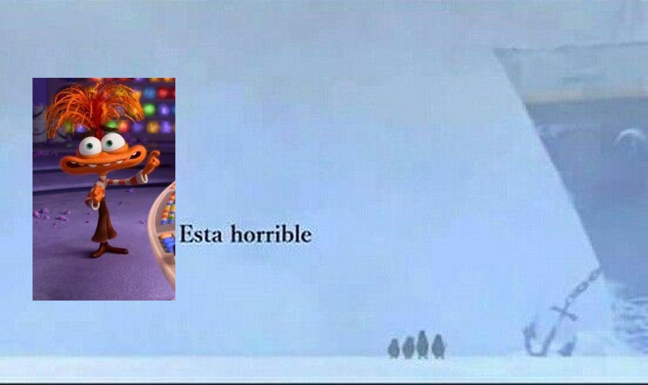 yo despues de ver el avance de la innecesaria pelicula de intensamente 2 y sus nuevos personajes metidos con calzador