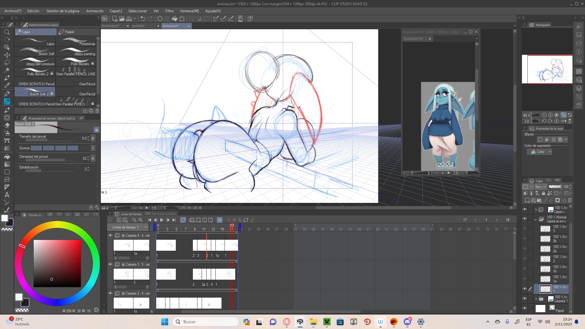 Today I'm progressing through the entire draft of the Fiona Top Fantasy comic, it's time to start detailing, meanwhile, I'm going to get excited.