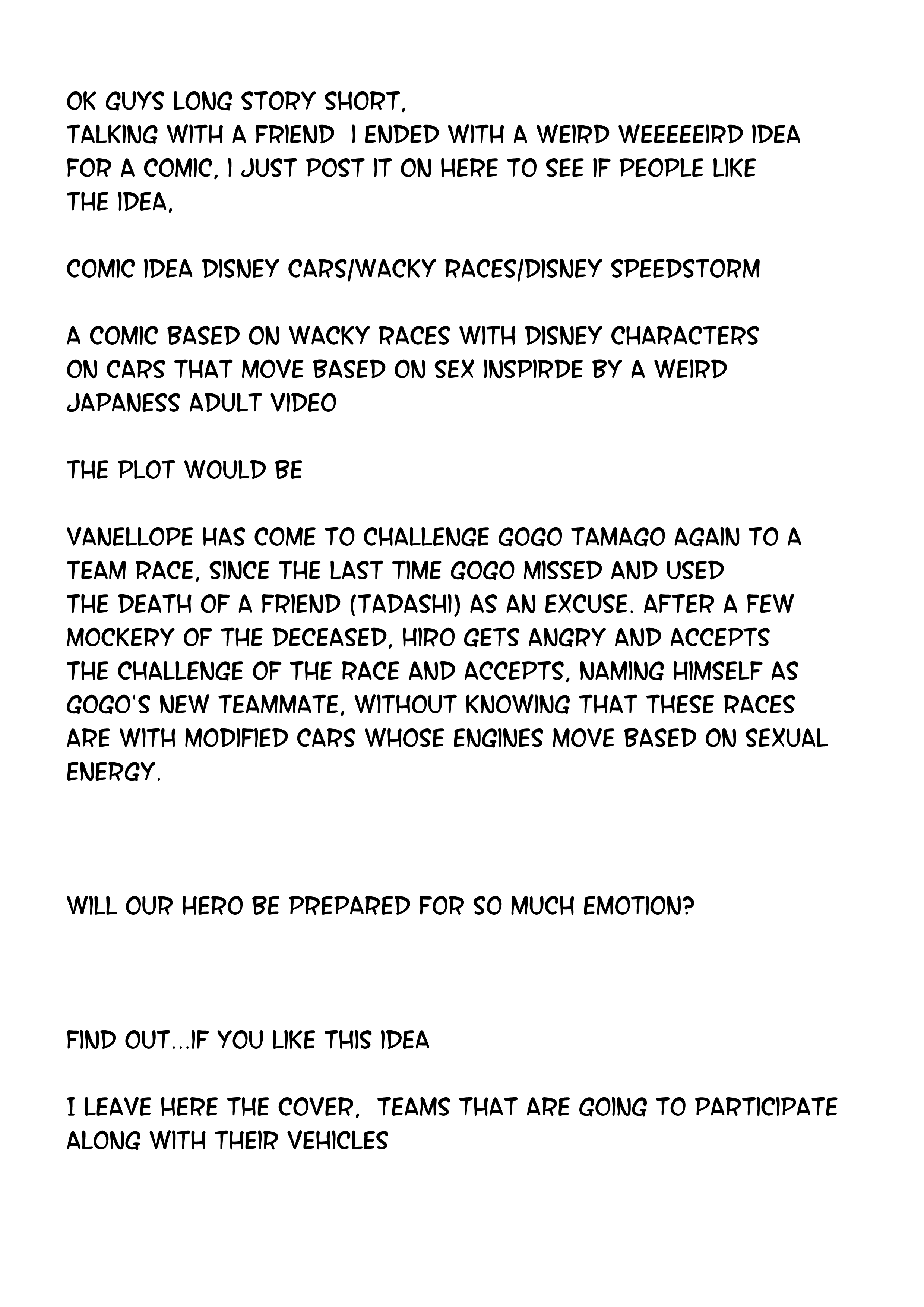 new idea to open the new account. a comic, so what you think