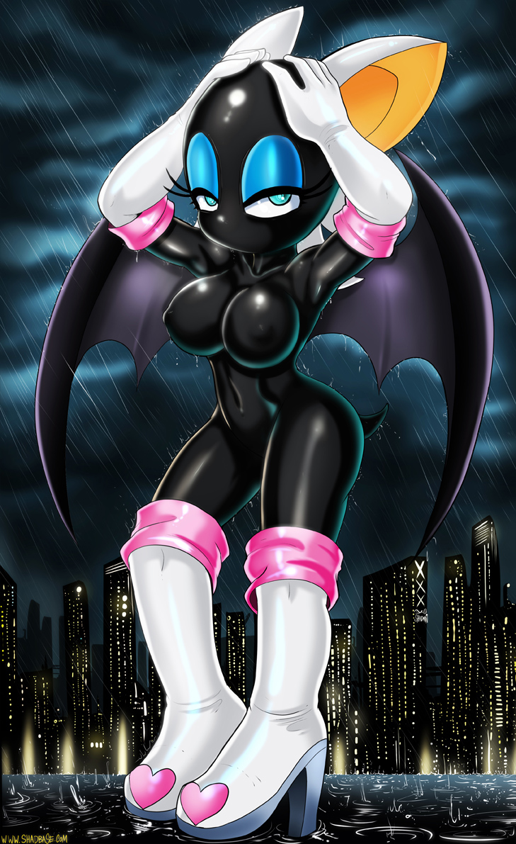 Rouge The Bat In Latex