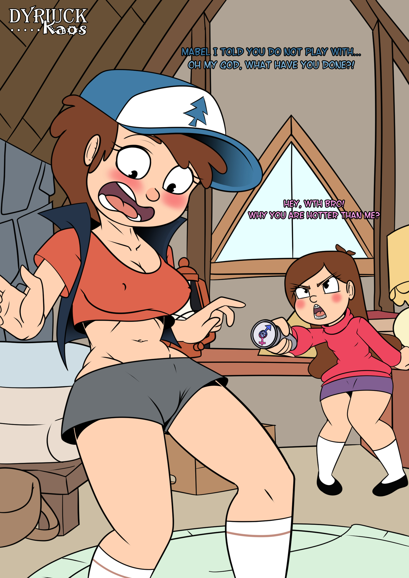 if you have a brainless sister, never leave your paranormal magic tools at her fingertips.