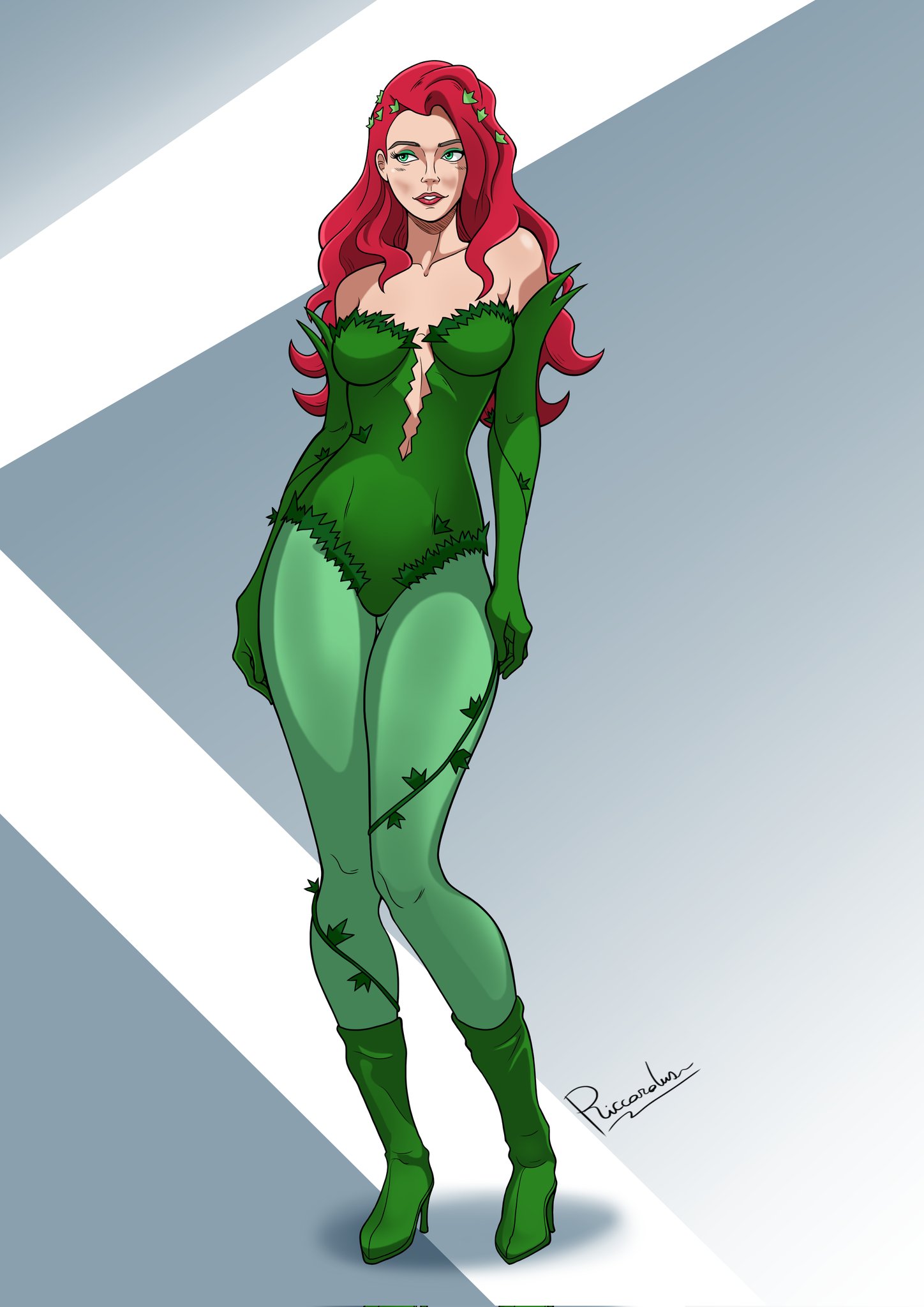 Drawing for an anonymous person asked me to draw the actress Anya Taylor Joy as Poison Ivy in the next DC movies
