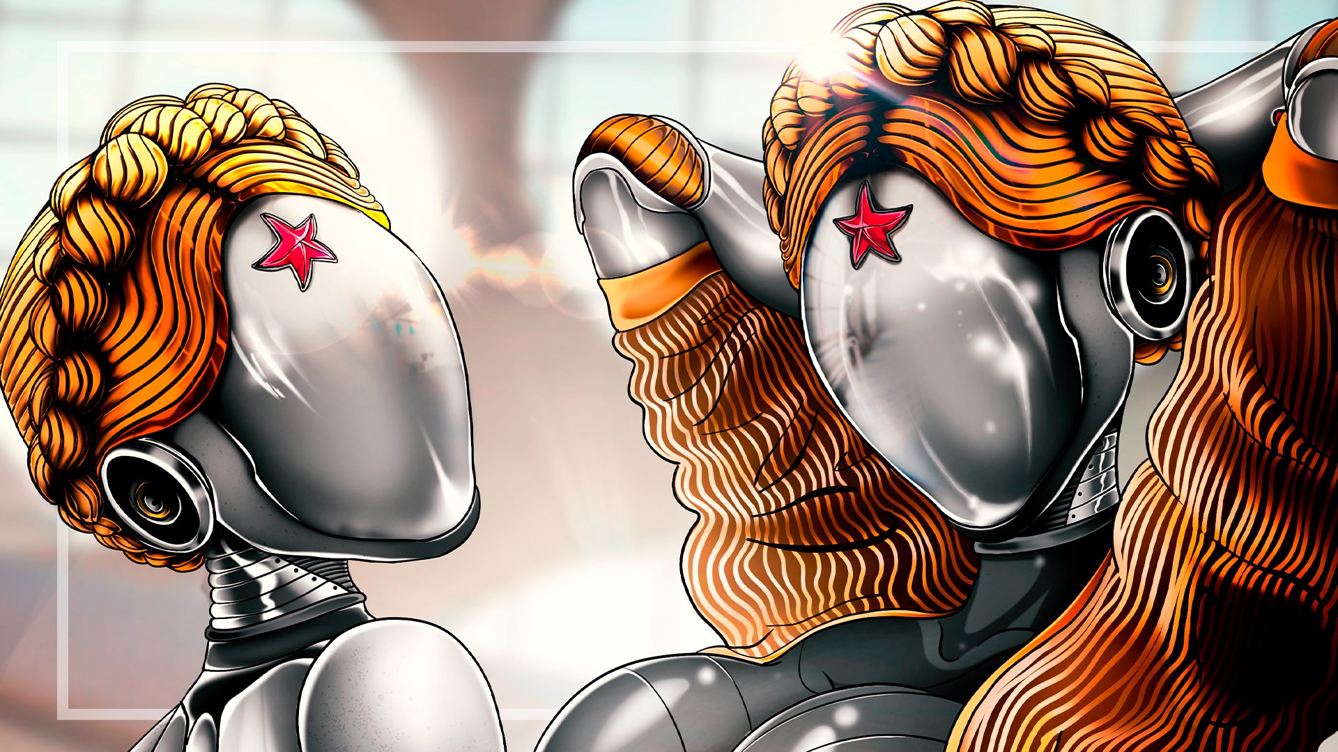 NEW 'Atomic Ballerinas (Remastered)' DRAWING at my Patreon page.