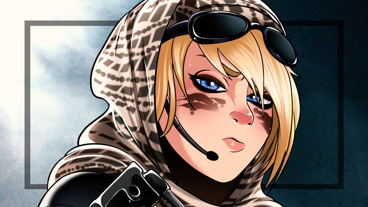 NEW 'Valkyrie from R6SX' DRAWING at my Patreon page.