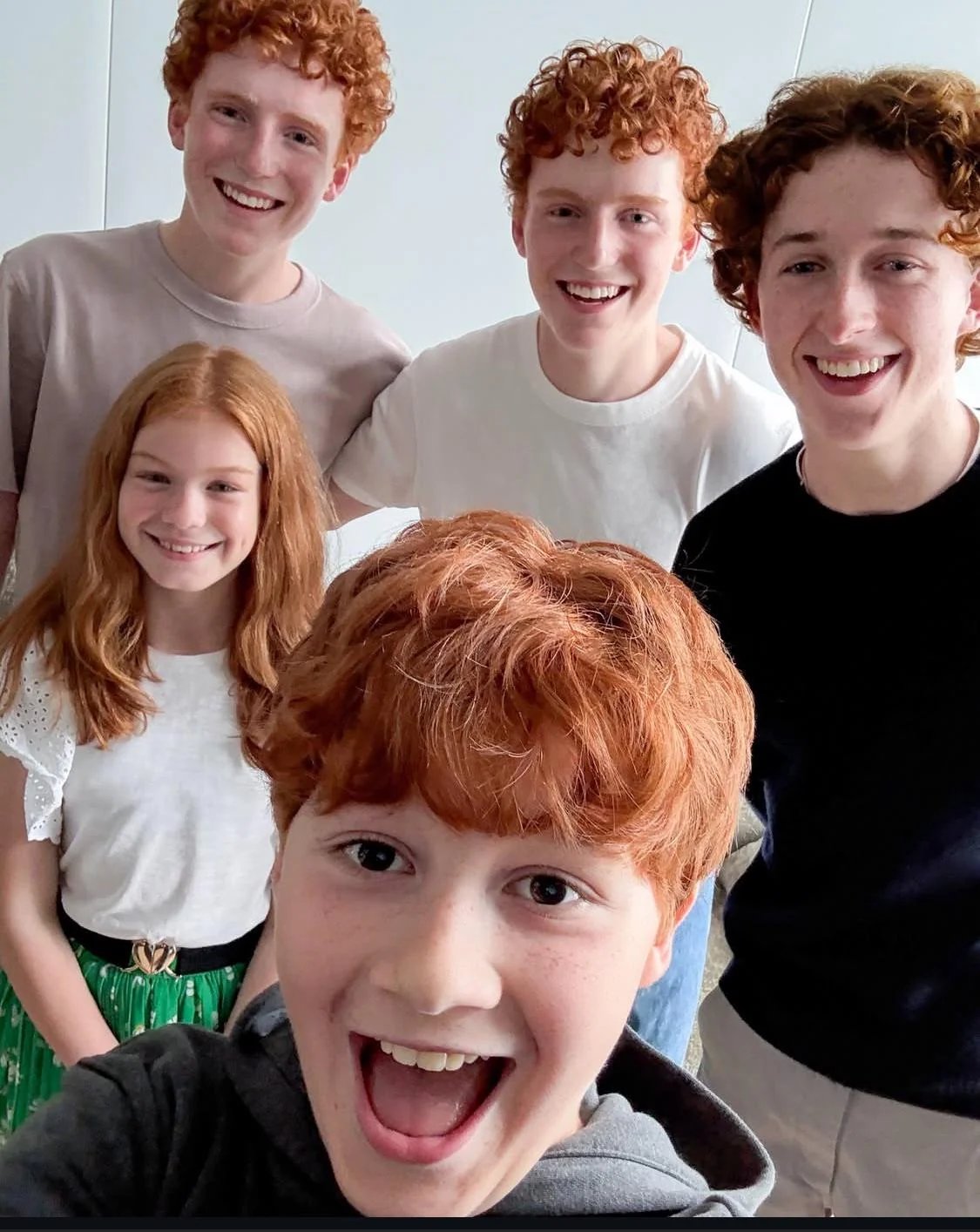 "Red hair and a hand-me-down robe? You must be a Weasley"