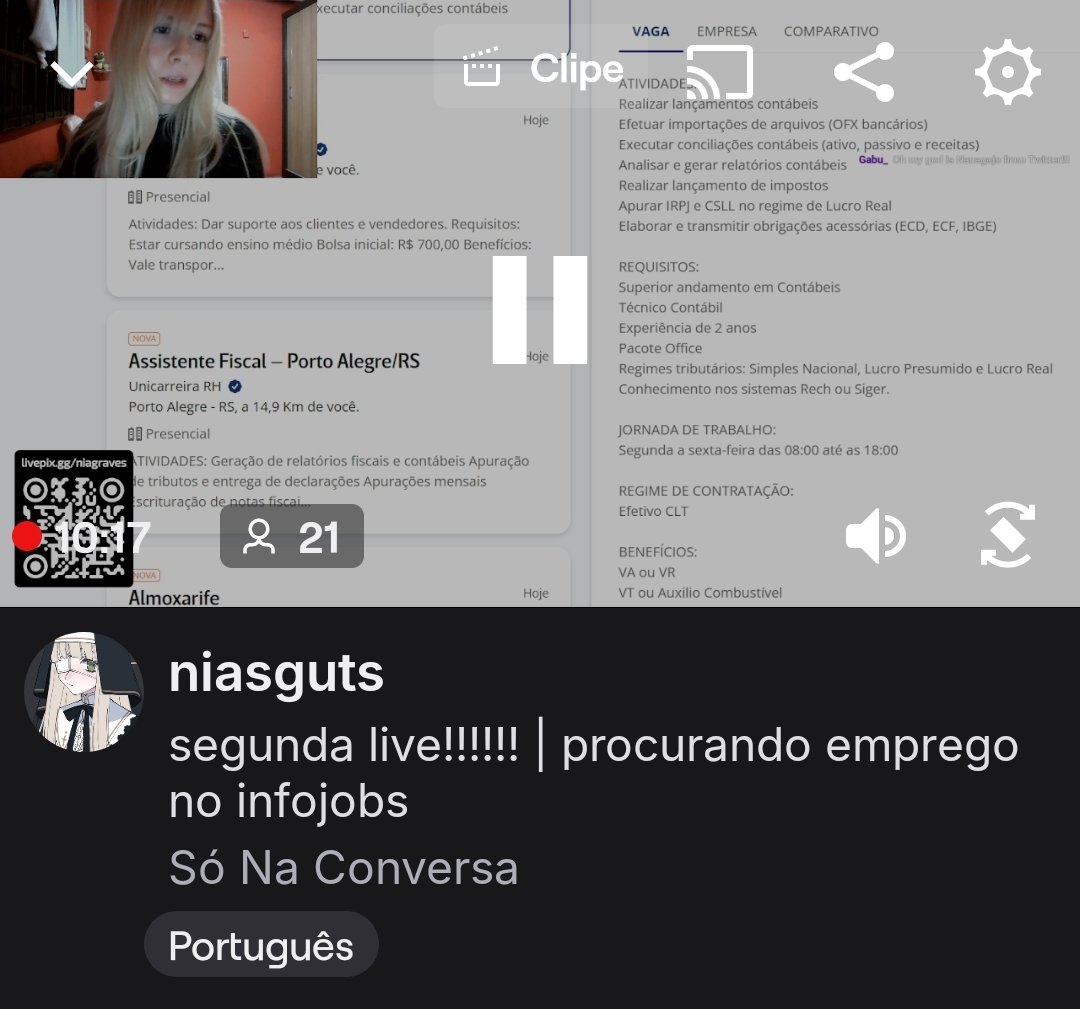 live procurando emprego isso é simplesmente INOVADOR