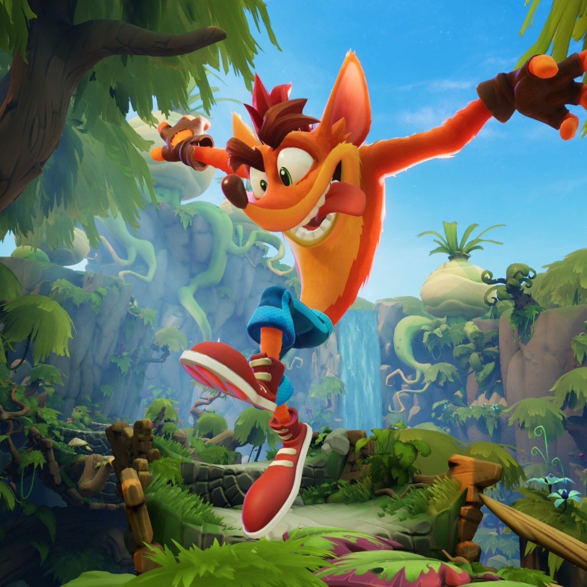 Crash não-binario gay tomando porrada do Dr Neo Cortex machista opressor, e então a crash mulher loira lá, agora lésbica e afiliada ao PSOL, salva ele e mete a porrada no dr com uma frase de efeito me