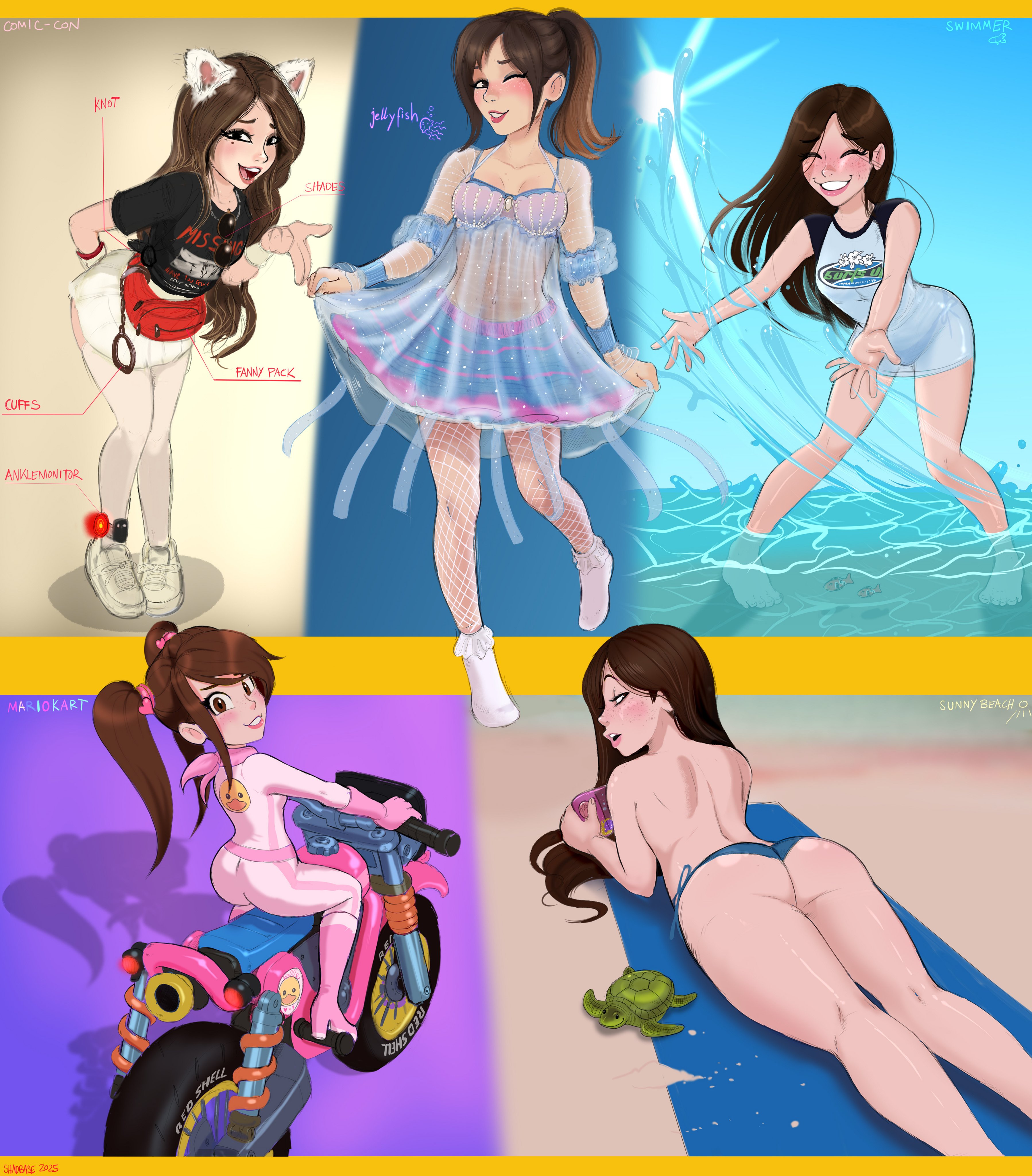 Different outfit sketches