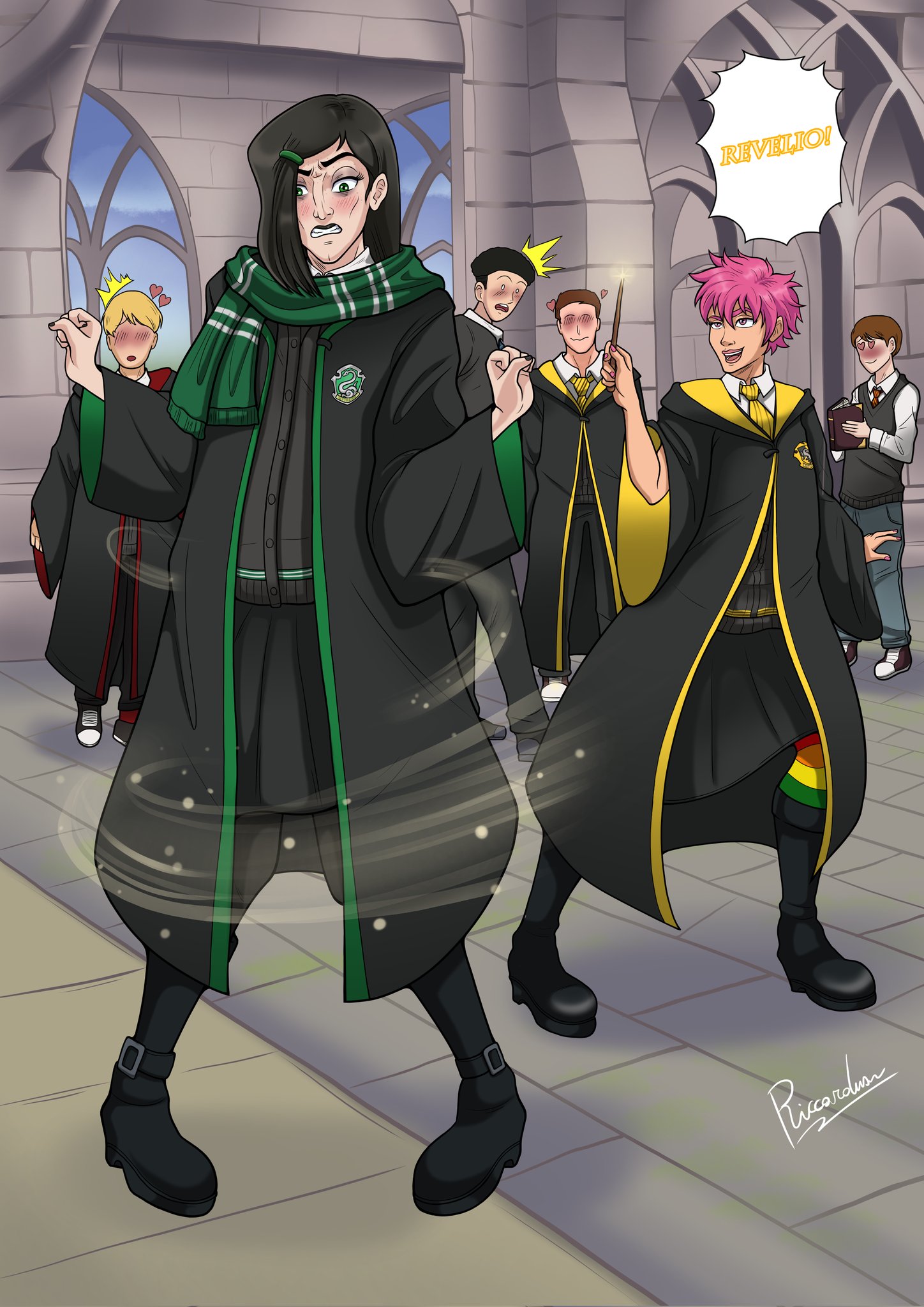 New illustration of Harry Potter girls