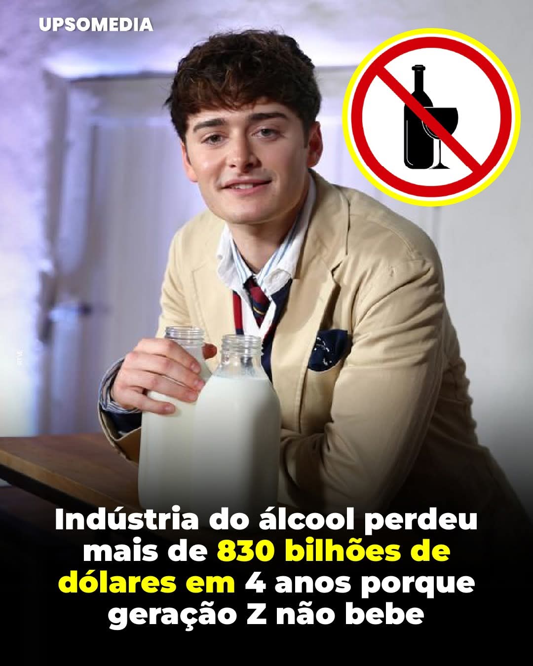 a geração que menos bebe alcool mas a que mais bebe leite quente de saco masculino... maldita cultura woke!!
