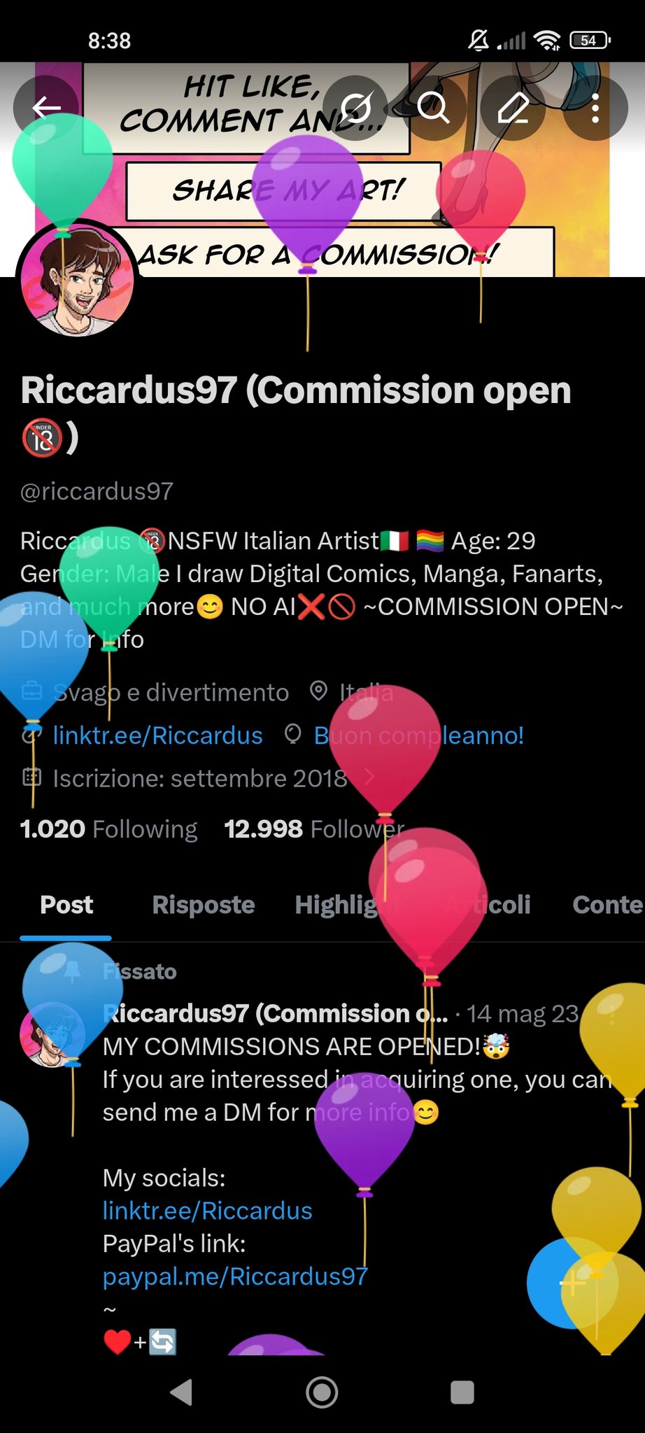 Wow baloons for my 29th birthday today