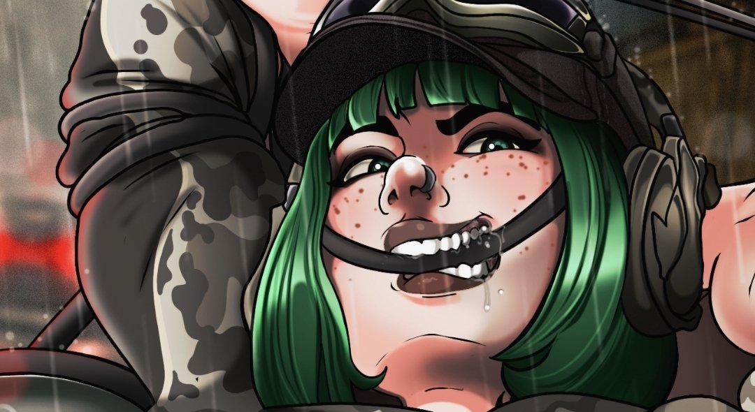 NEW drawing called 'Ela Captured, part 1' available NOW at my Patreon page.
