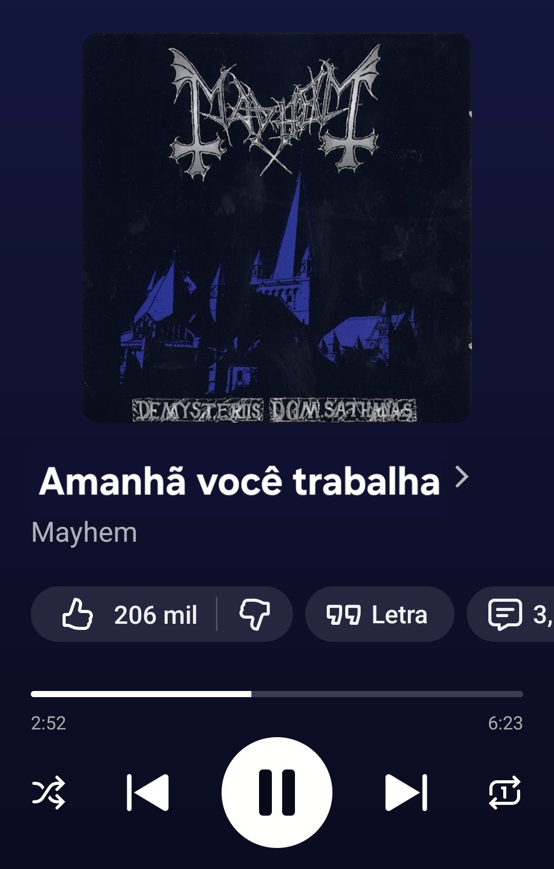 De Mysteriis Dom Amanhã Você Trabalha