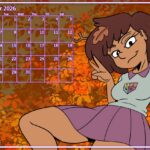September 2026 calendar art by Dyriuck_kaos