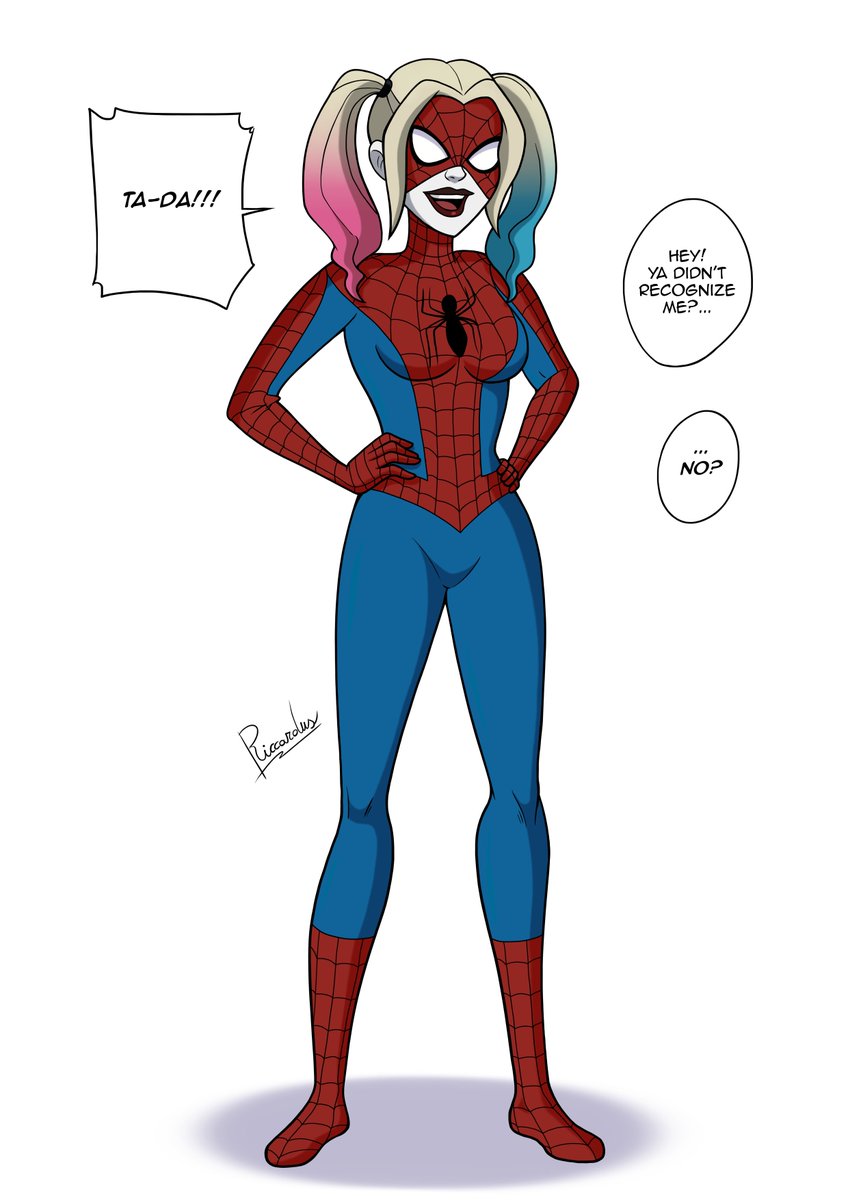 Here is Spider-Quinn!!!🖤❤️ Here is Spider-Quinn!!!🖤❤️